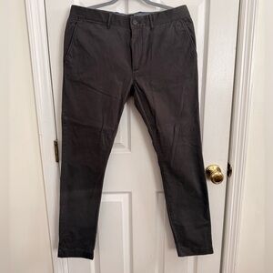 J. Crew Men's charcoal Chinos